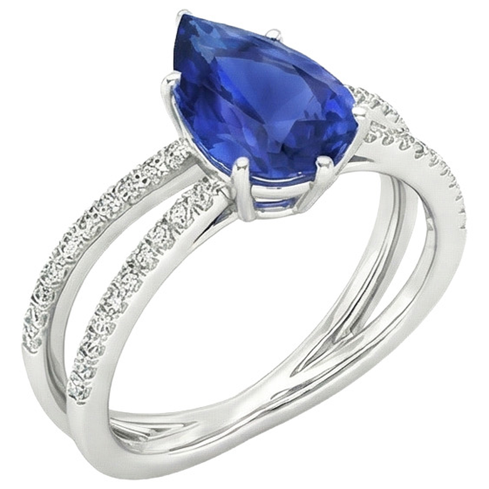 vero round diamante 5carati anello dettaglio ravvicinato