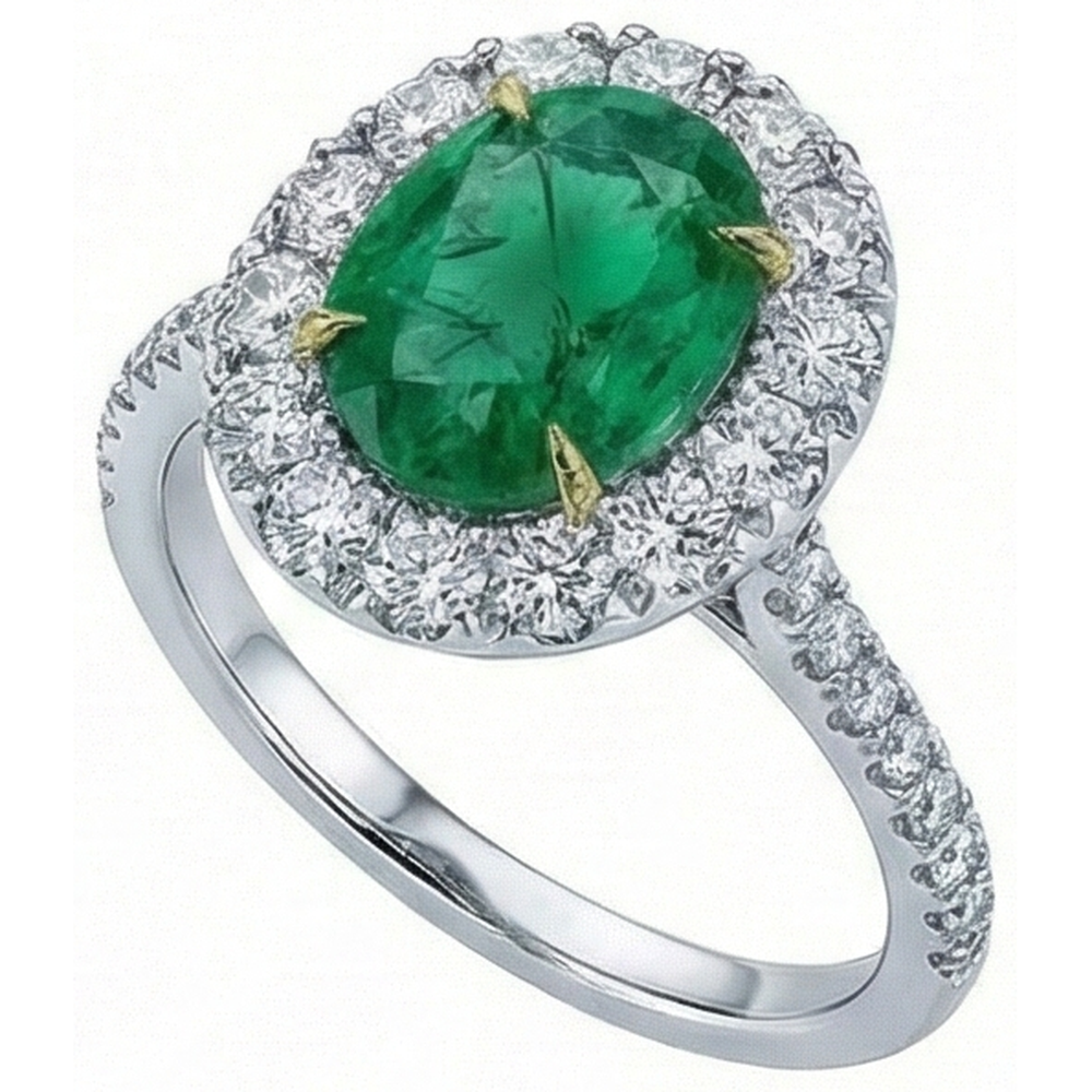 vero round diamante 14carati anello dettaglio ravvicinato