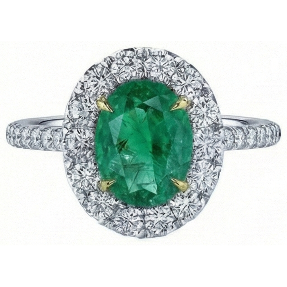 vero round diamante 14carati anello angolo laterale