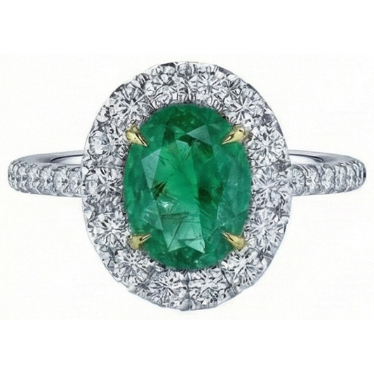 vero round diamante 14carati anello angolo laterale