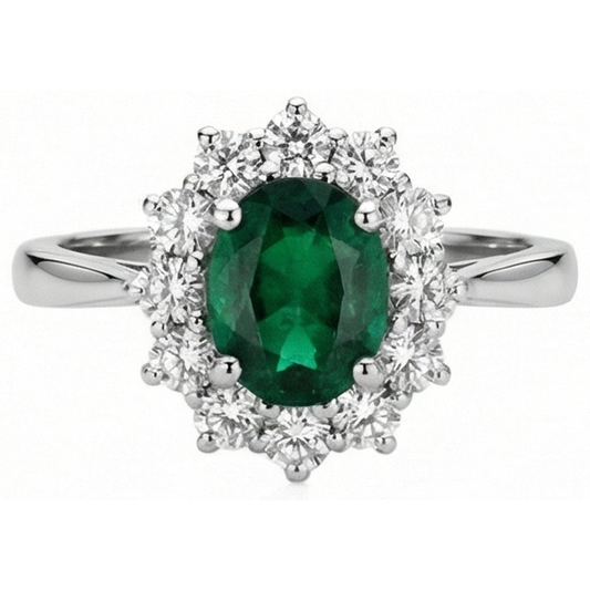 vero round diamante 5.25carati anello angolo laterale