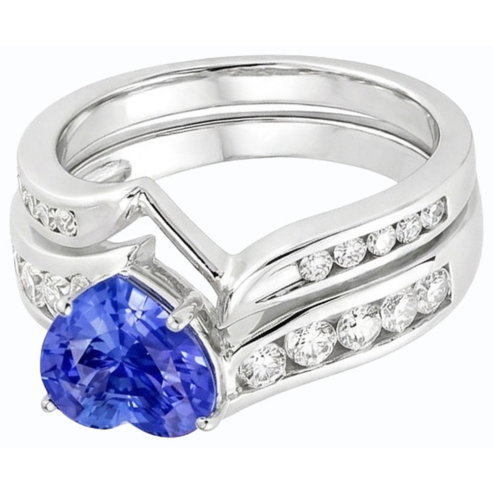 vero round diamante 4carati anello vista di profilo