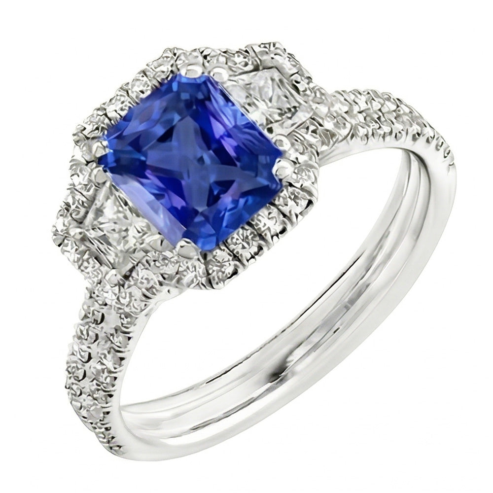 vero round diamante 4carati anello angolo laterale