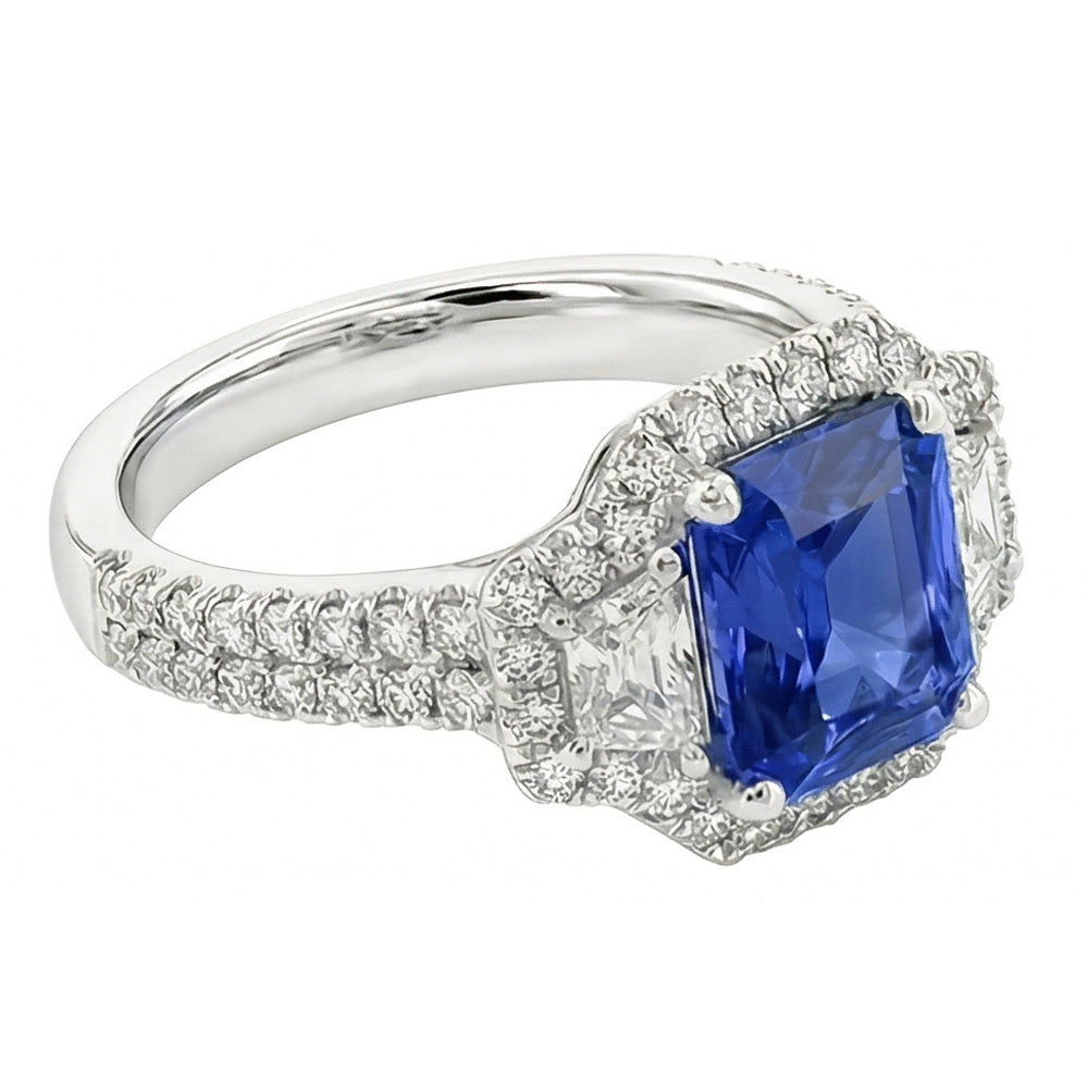 vero round diamante 4carati anello dettaglio ravvicinato