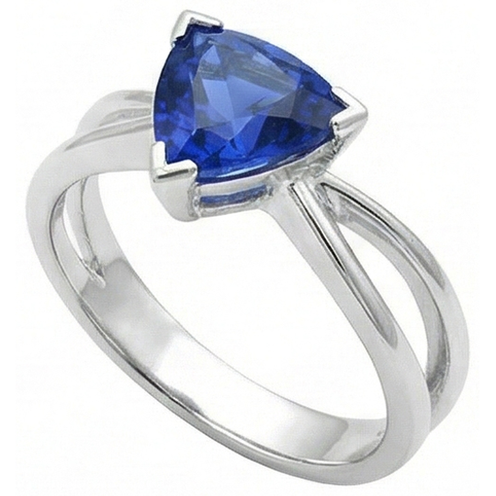 vero diamante anello vista frontale