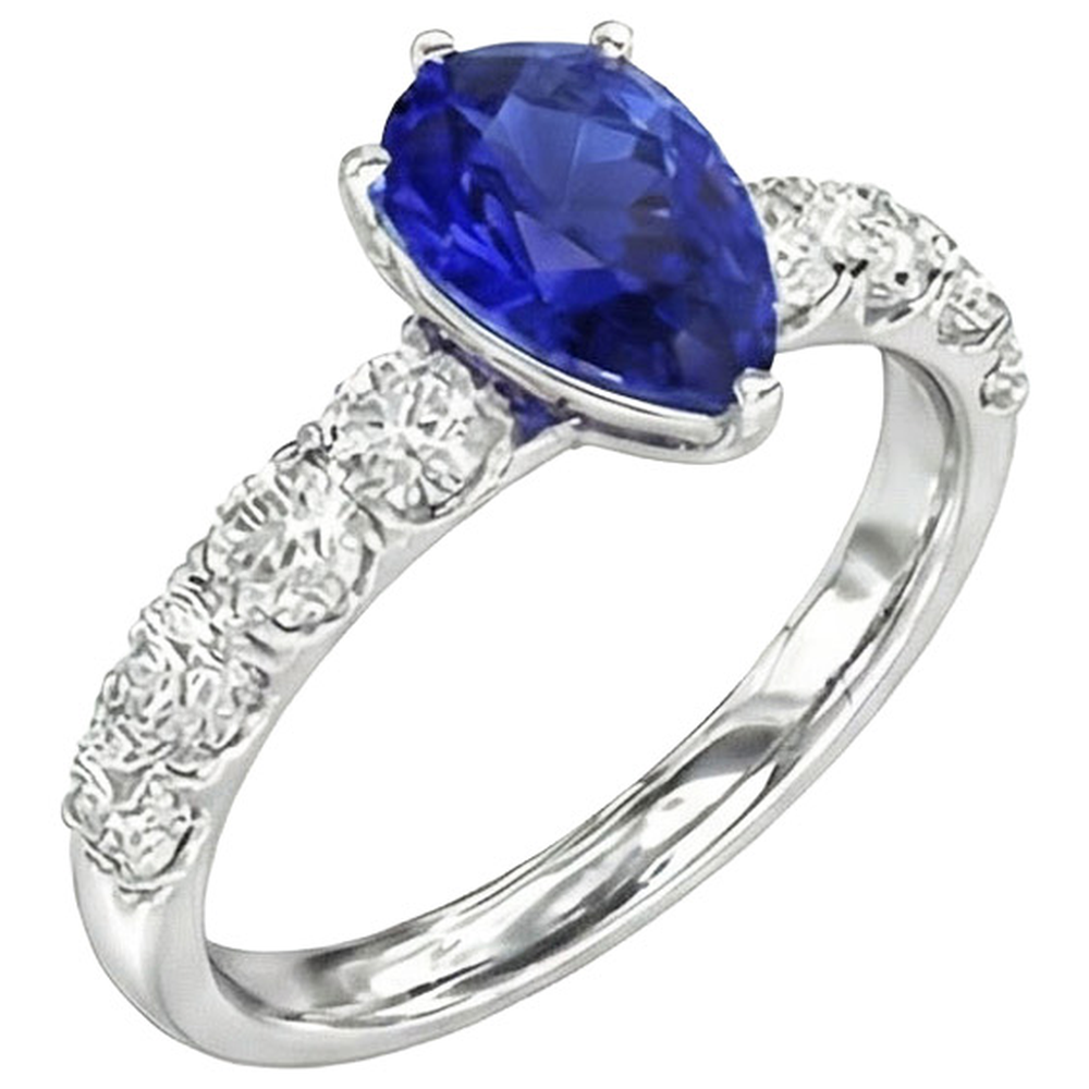 vero round diamante 4carati anello dettaglio ravvicinato