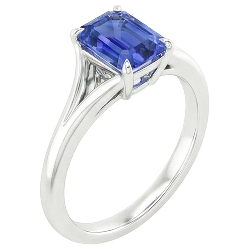 vero emerald diamante 3carati anello dettaglio ravvicinato
