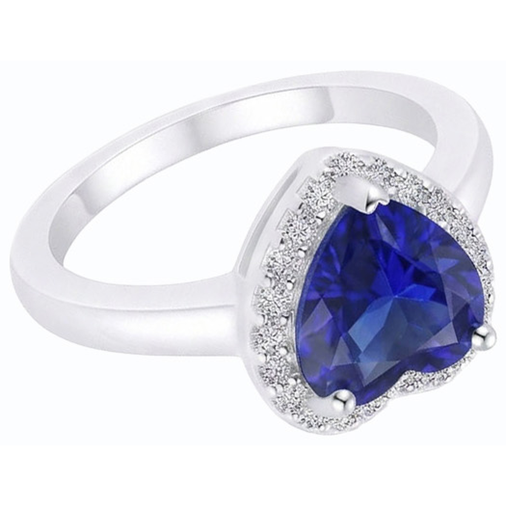 vero heart diamante 3carati anello dettaglio ravvicinato
