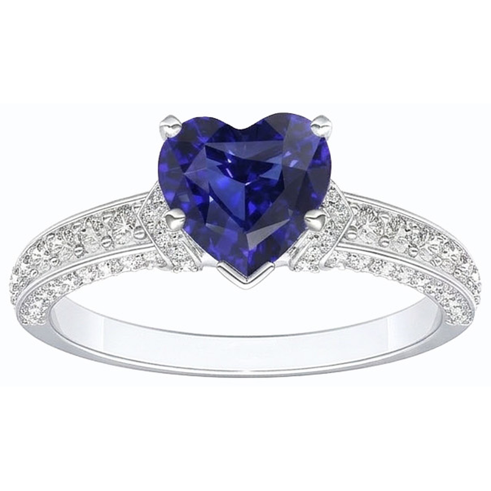vero round diamante 3.50carati anello dettaglio ravvicinato