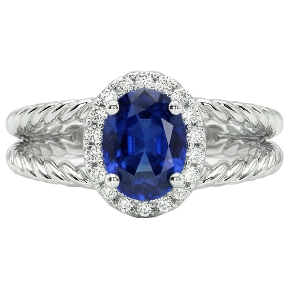 vero round diamante 1.55carati anello angolo laterale