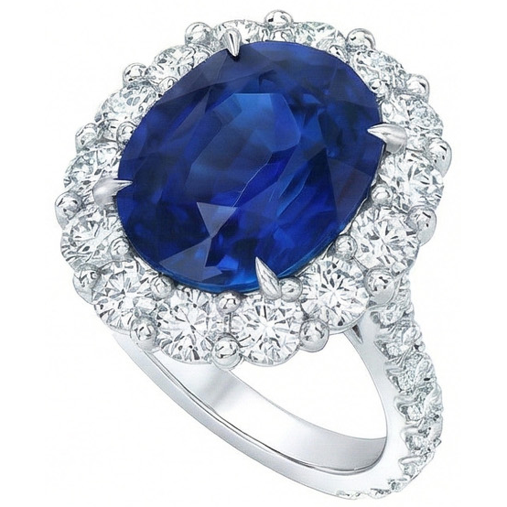 vero round diamante 6carati anello dettaglio ravvicinato