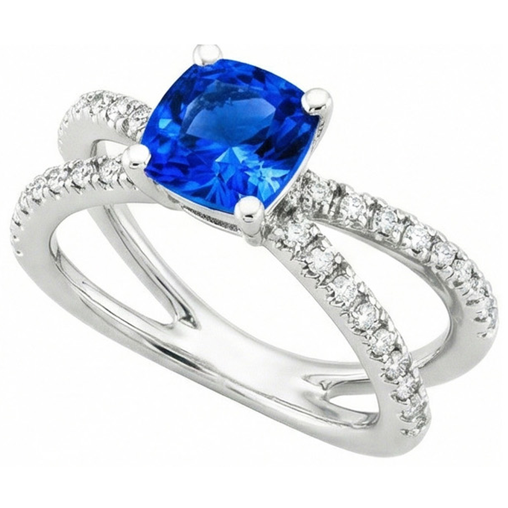 vero round diamante 2.50carati anello angolo laterale