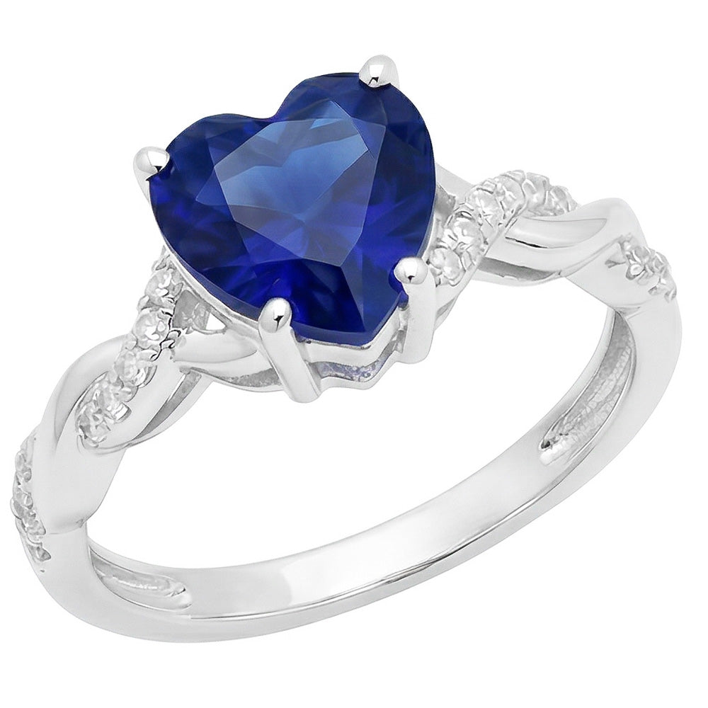 vero round diamante 3.50carati anello vista frontale