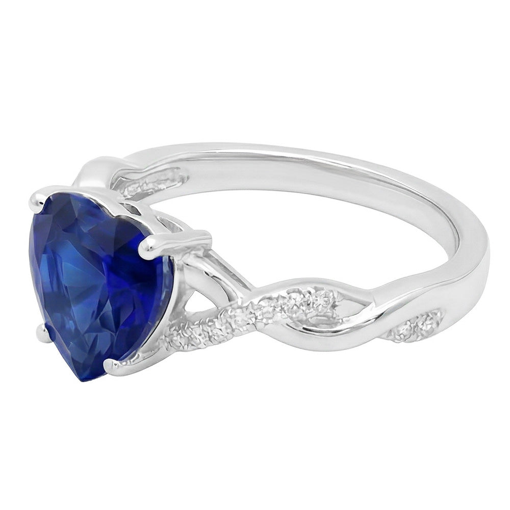 vero round diamante 3.50carati anello dettaglio ravvicinato