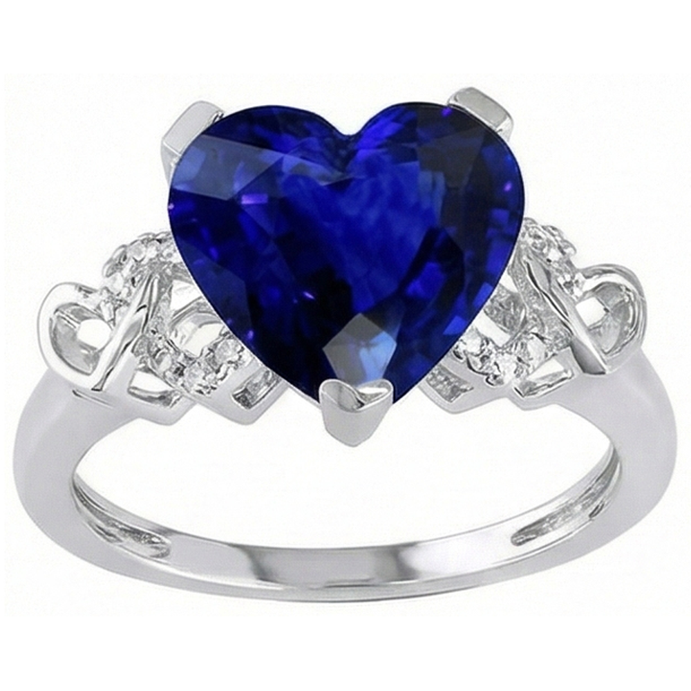 vero round diamante 3.50carati anello angolo laterale