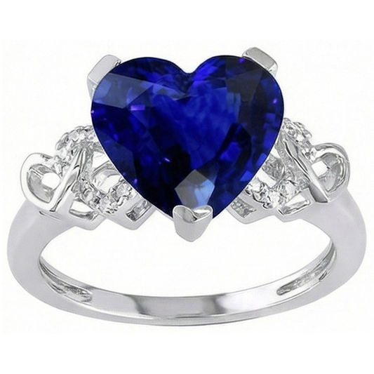 vero round diamante 3.50carati anello angolo laterale