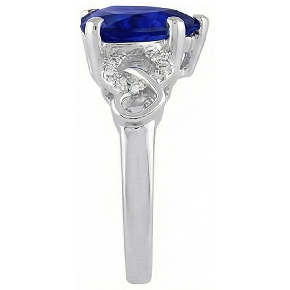 vero round diamante 3.50carati anello vista dall'alto