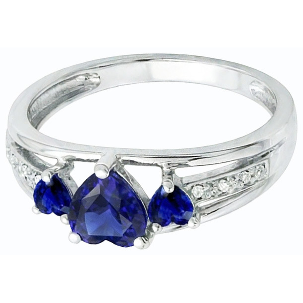 vero round diamante 2carati anello vista di profilo