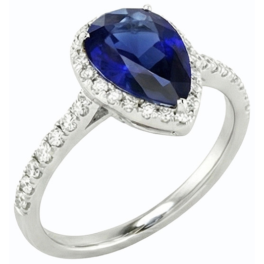 vero round diamante 4carati anello angolo laterale
