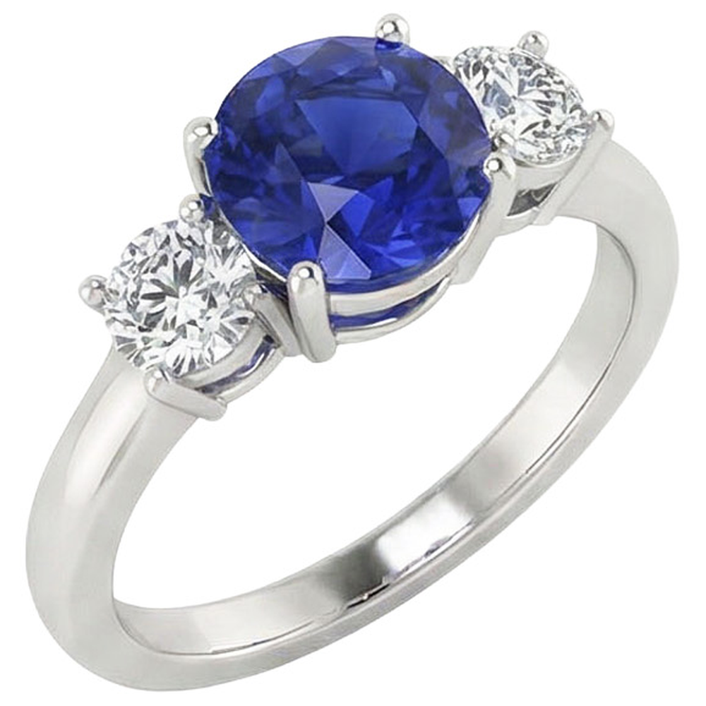 vero round diamante 5carati anello angolo laterale