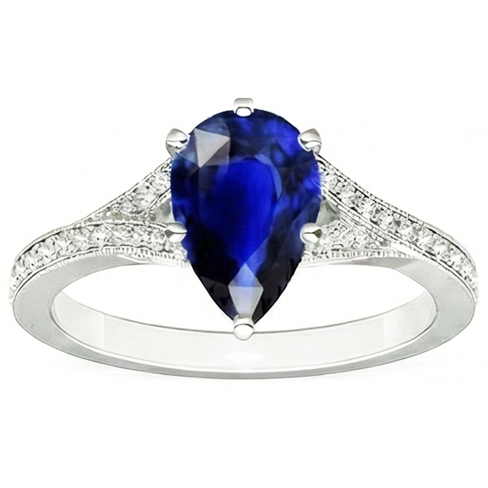 vero round diamante 4carati anello angolo laterale