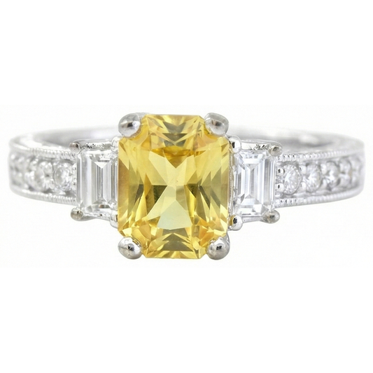 vero round diamante 4.75carati anello angolo laterale