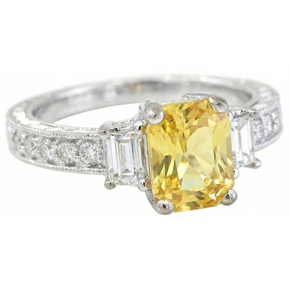 vero round diamante 4.75carati anello vista dall'alto