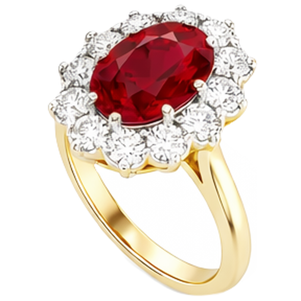 vero oval diamante 4.75carati anello dettaglio ravvicinato