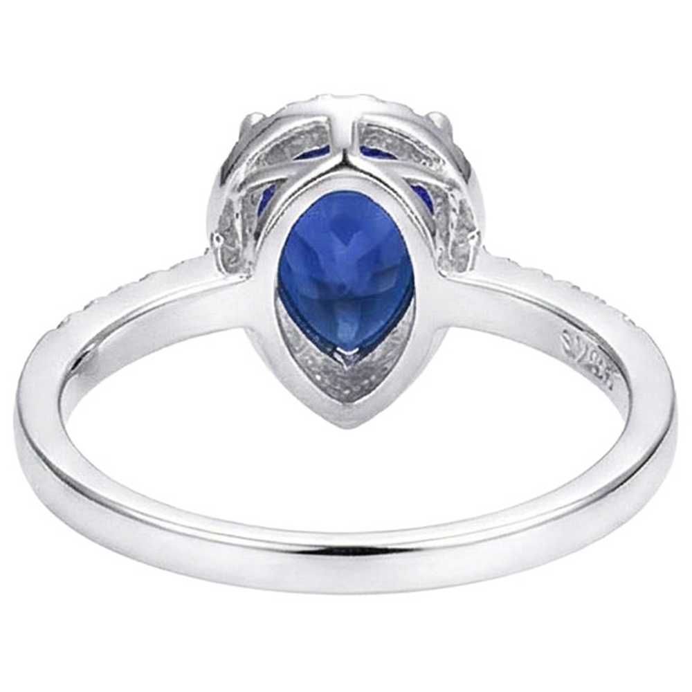vero round diamante 3.75carati anello angolo laterale