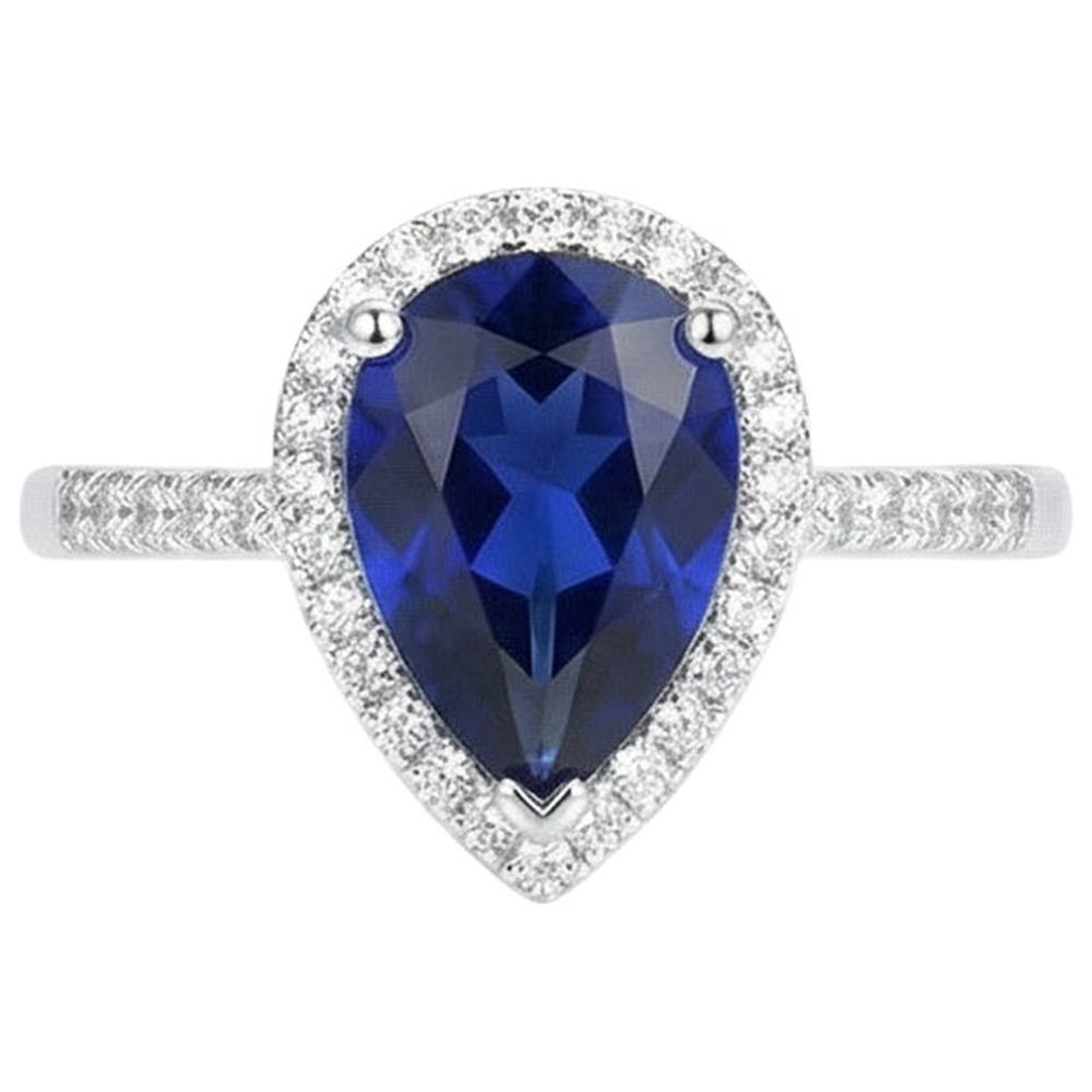 vero round diamante 3.75carati anello dettaglio ravvicinato