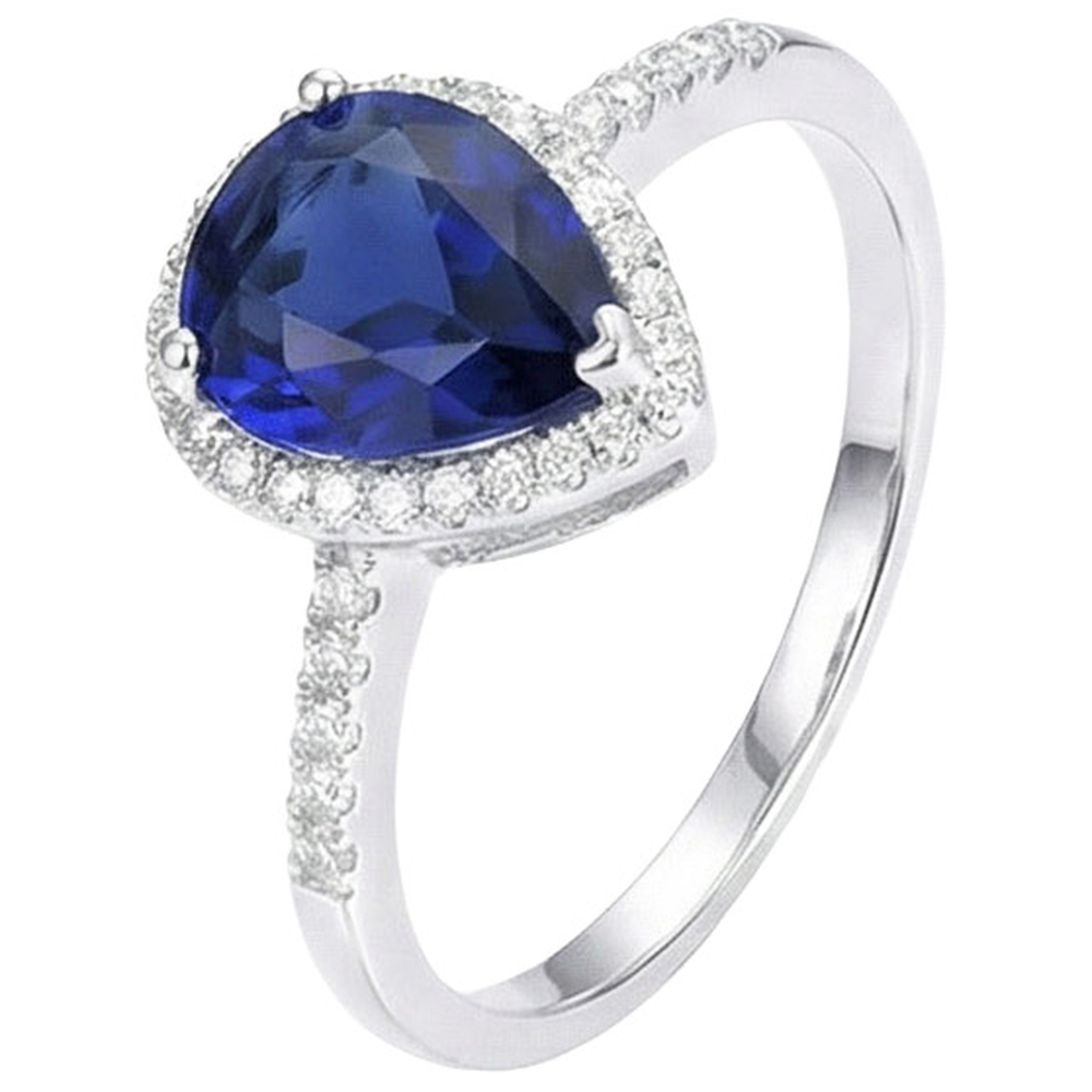 vero round diamante 3.75carati anello vista dall'alto