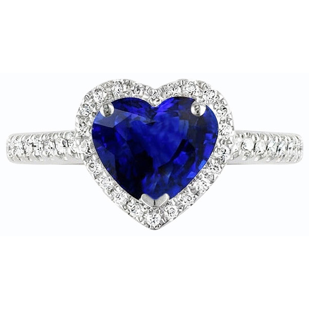 vero round diamante 3.50carati anello vista di profilo