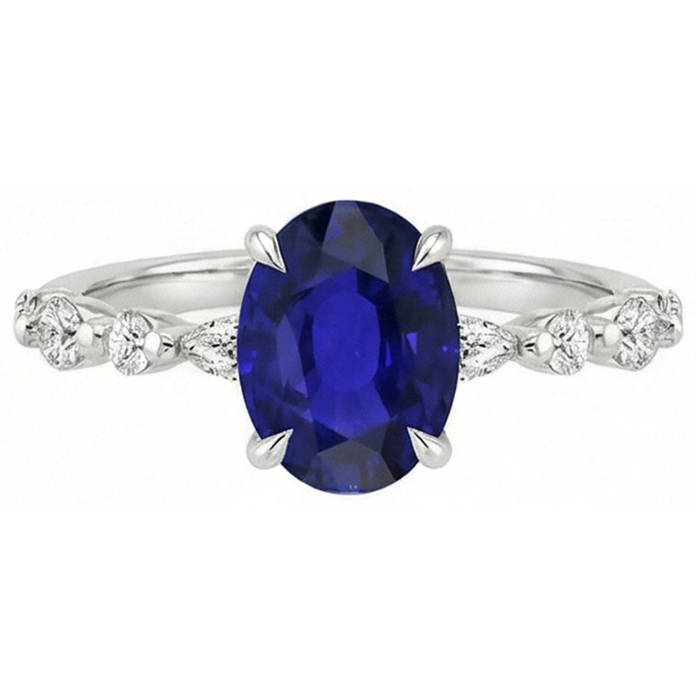 vero marquise diamante 6carati anello dettaglio ravvicinato