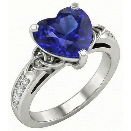 vero round diamante 3.50carati anello vista frontale