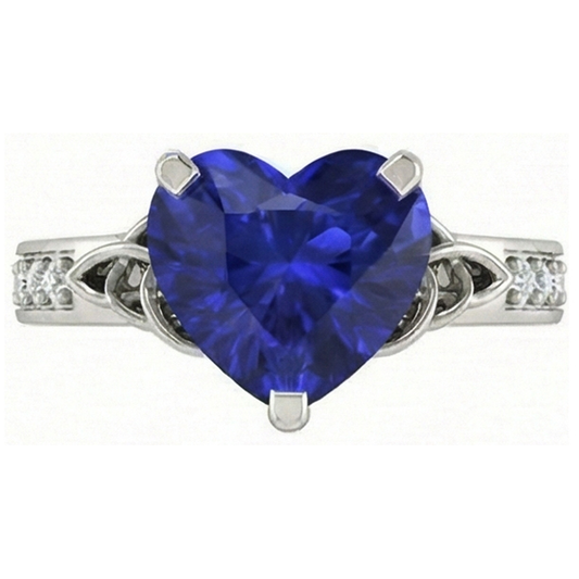 vero round diamante 3.50carati anello angolo laterale