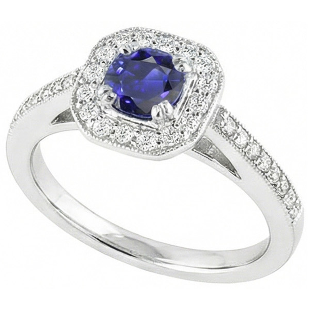 vero round diamante 3carati anello dettaglio ravvicinato
