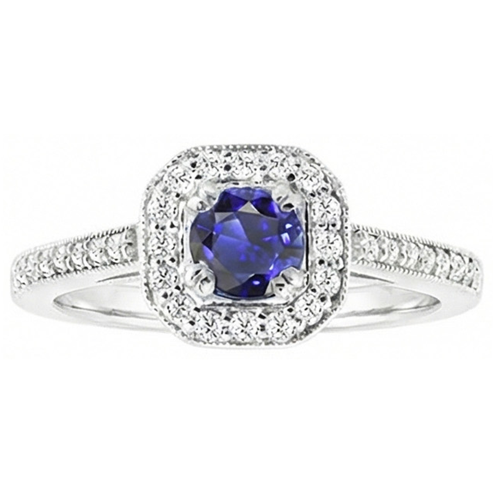 vero round diamante 3carati anello angolo laterale
