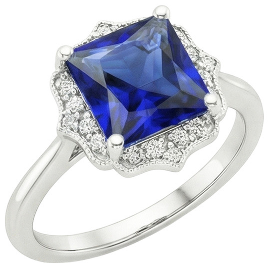 vero round diamante 6carati anello angolo laterale