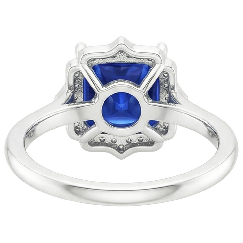 vero round diamante 6carati anello dettaglio ravvicinato