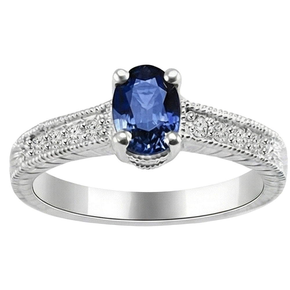 vero round diamante 2carati anello angolo laterale