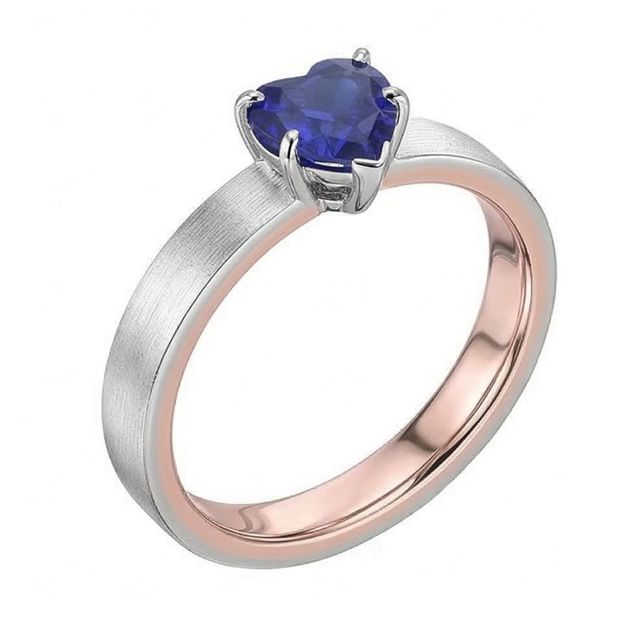 vero heart diamante 1.50carati anello vista dall'alto