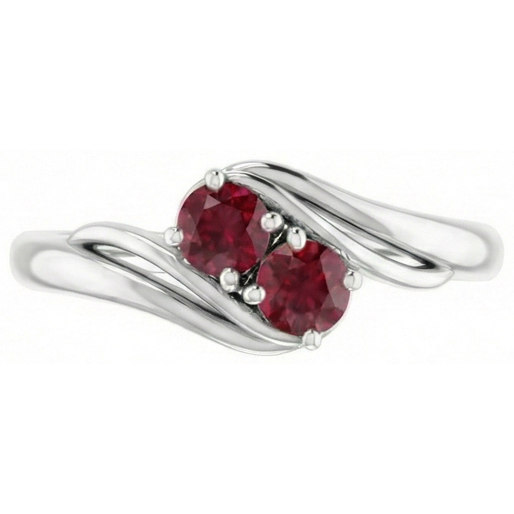 vero round diamante 1.60carati anello vista frontale