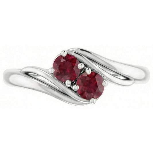 vero round diamante 1.60carati anello vista frontale