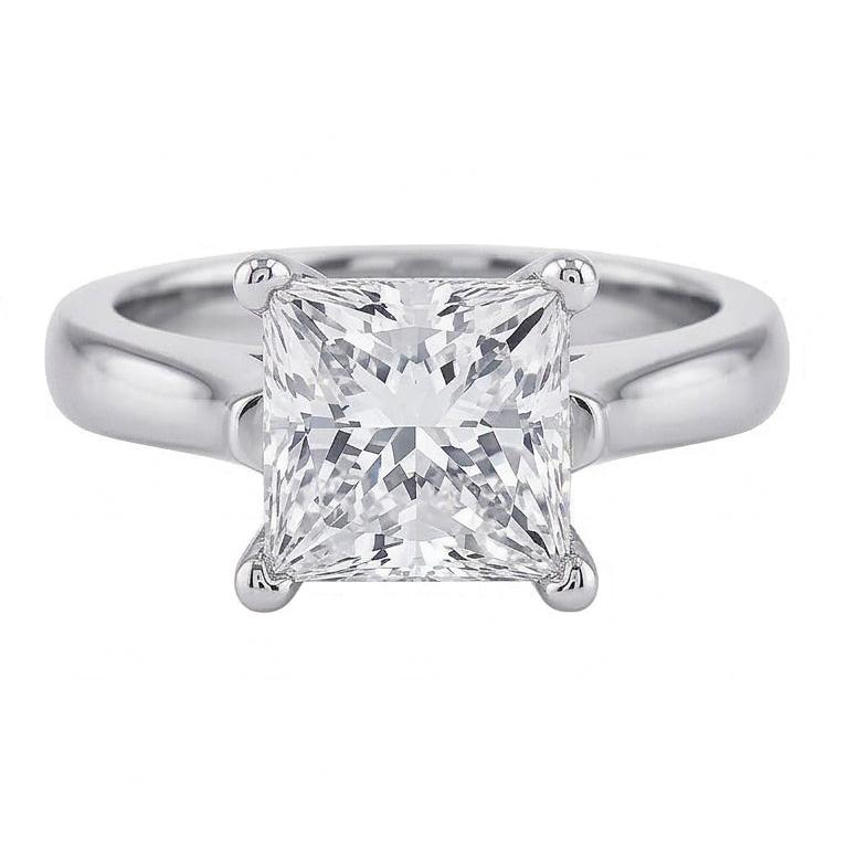 vero princess diamante anello angolo laterale