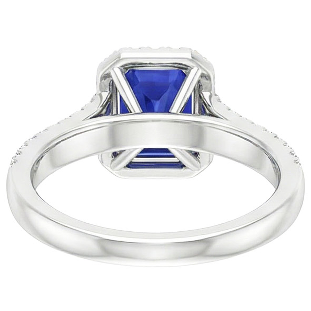 vero emerald diamante 14carati anello angolo laterale