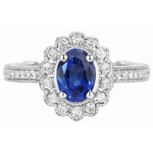 vero round diamante 2carati anello angolo laterale