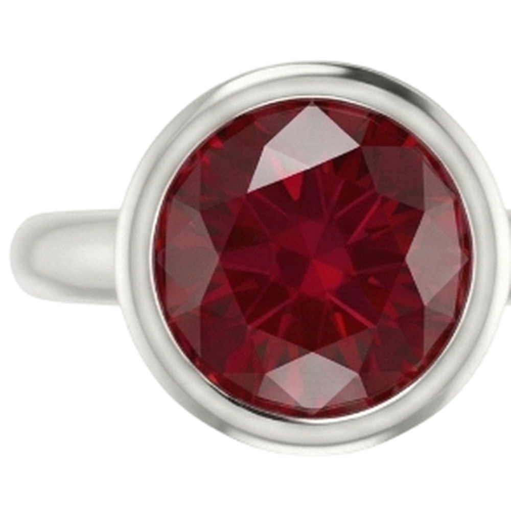Anello solitario 0.75 carati Gioielli da donna con rubino birmano Novità