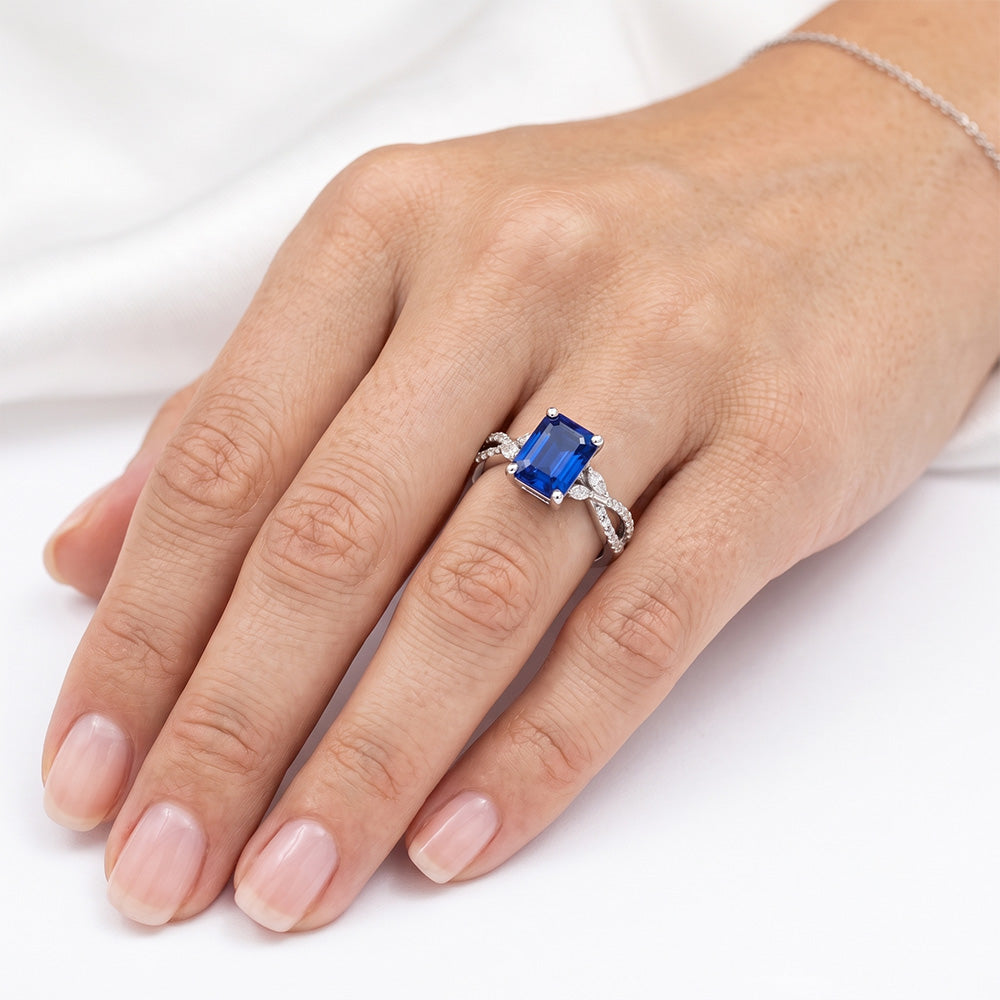 Anello solitario 4 Carati