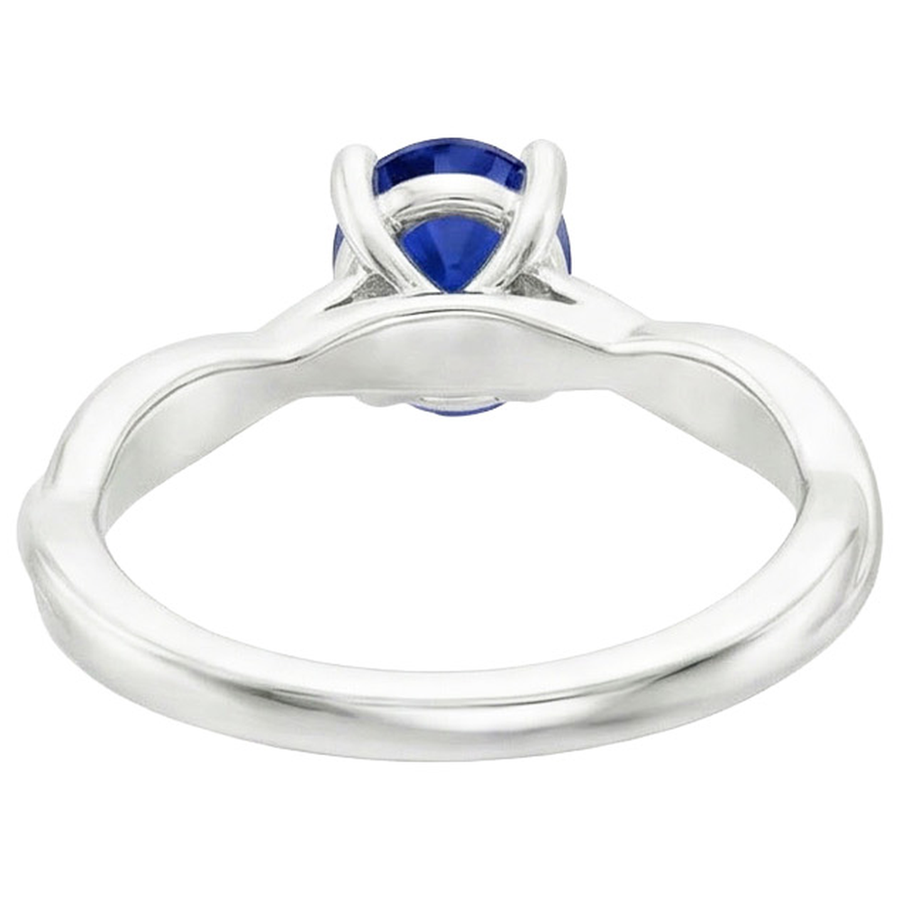 vero oval diamante 2carati anello dettaglio ravvicinato