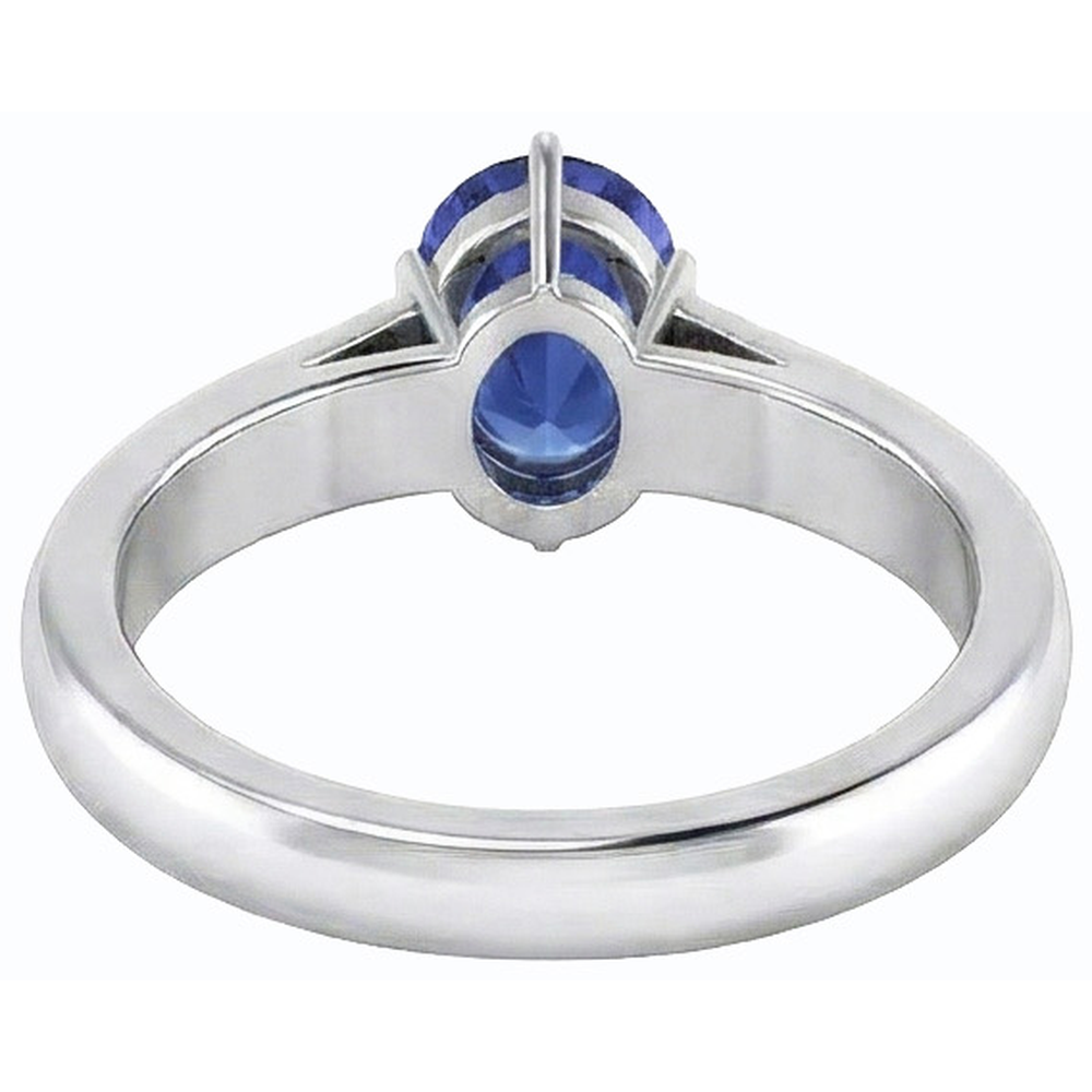 vero pear diamante 1.50carati anello vista di profilo